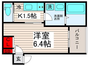 MELDIA西新井の物件間取画像